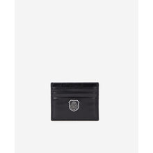 Leather Blazon Card Holder | Women | Black