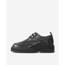 Leather Derbies With Topstitching | Women | Black