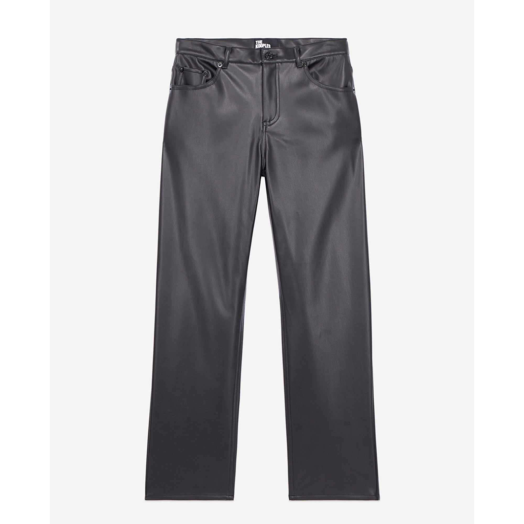 Leather Effect Trousers | Women | Black