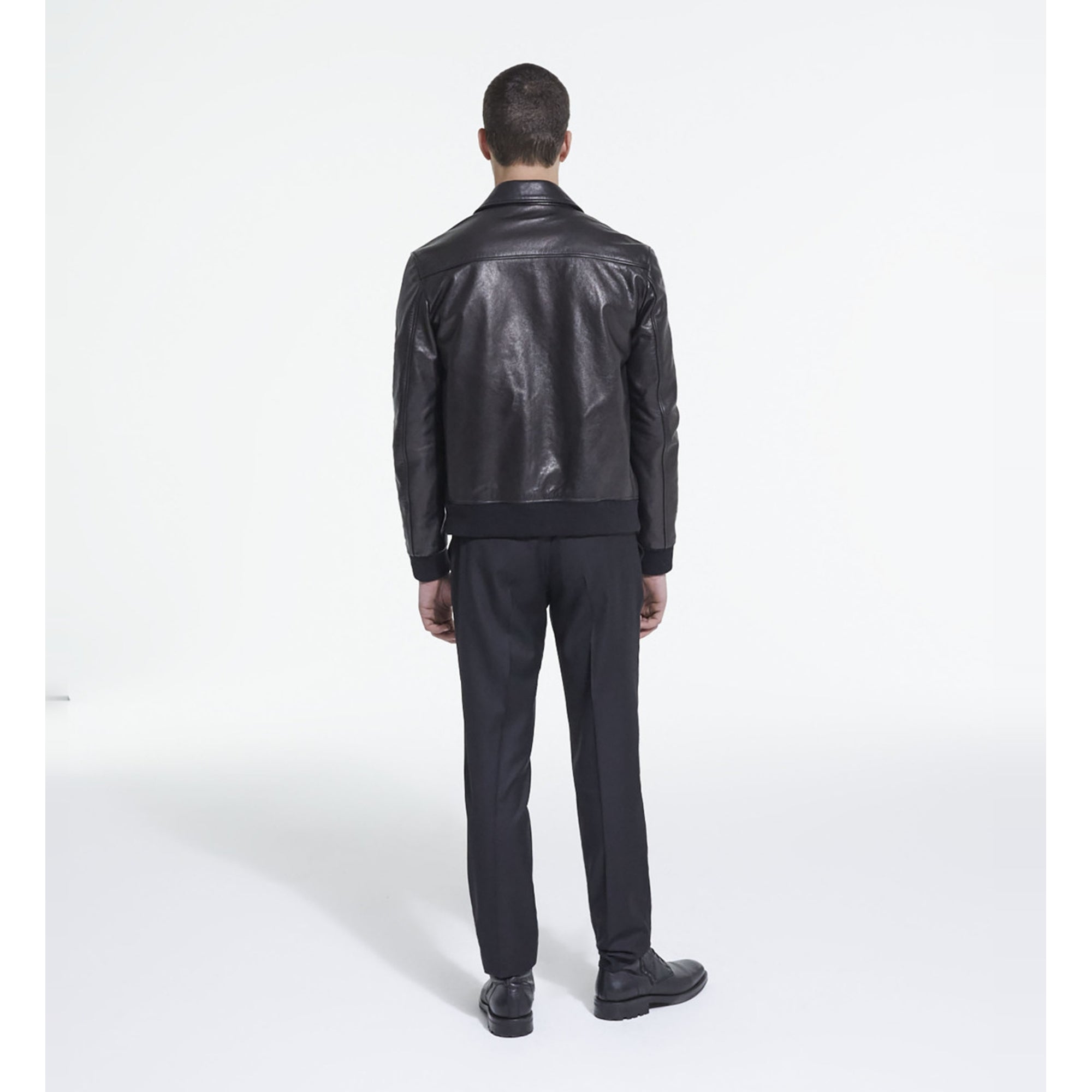 Leather Jacket | Men | Black