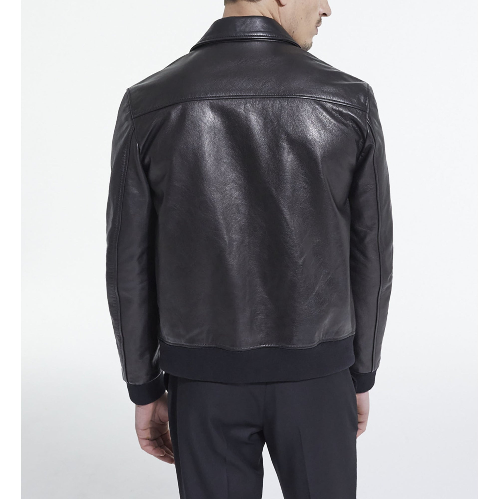 Leather Jacket | Men | Black