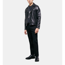 Leather Jacket | Men | Black