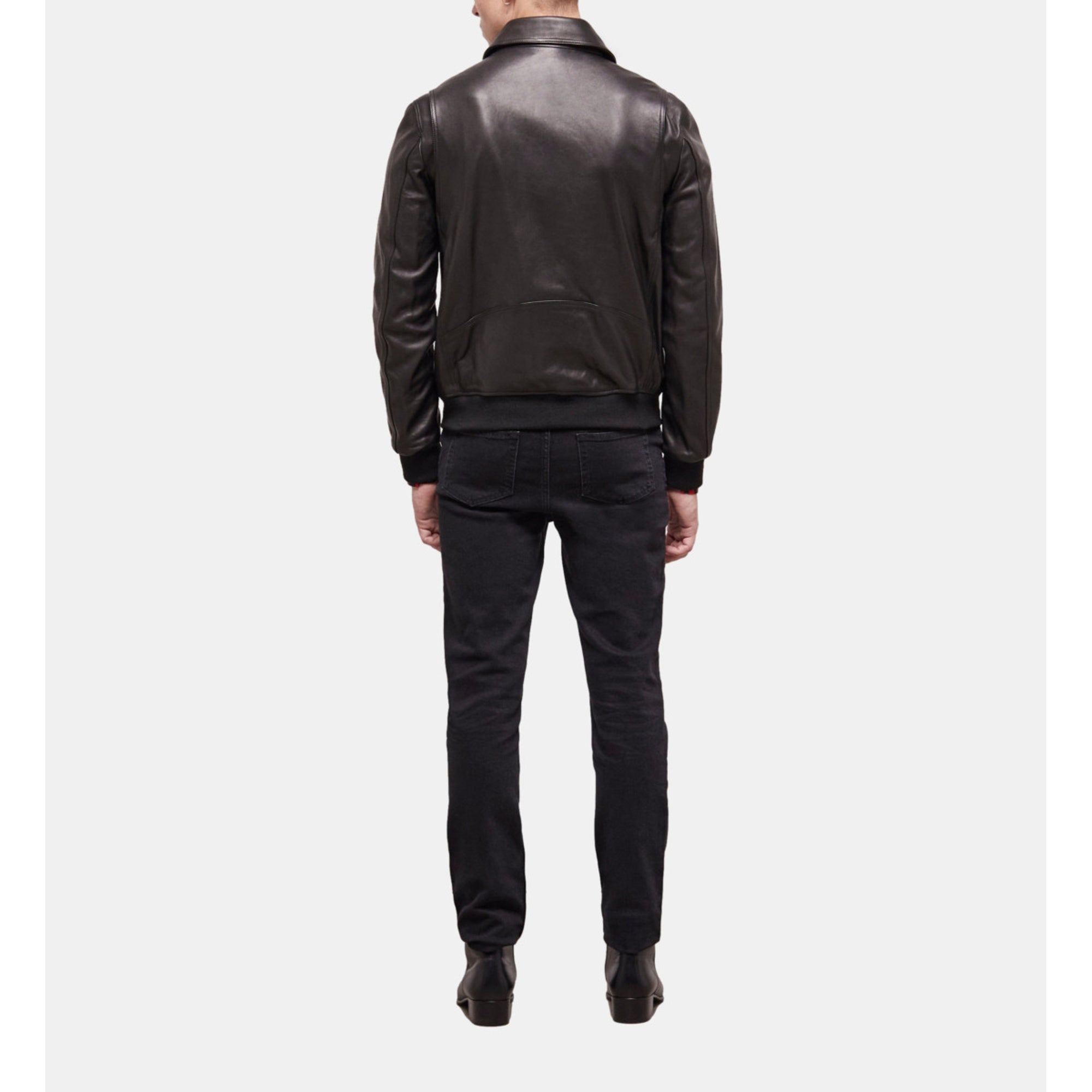 Leather Jacket | Men | Black