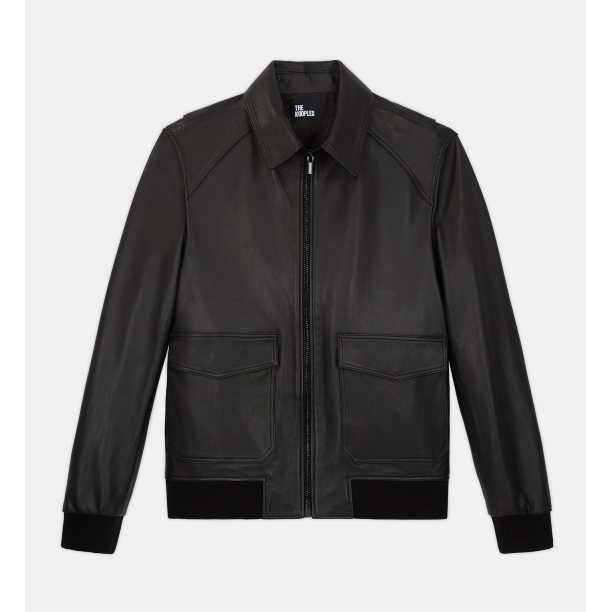 Leather Jacket | Men | Black