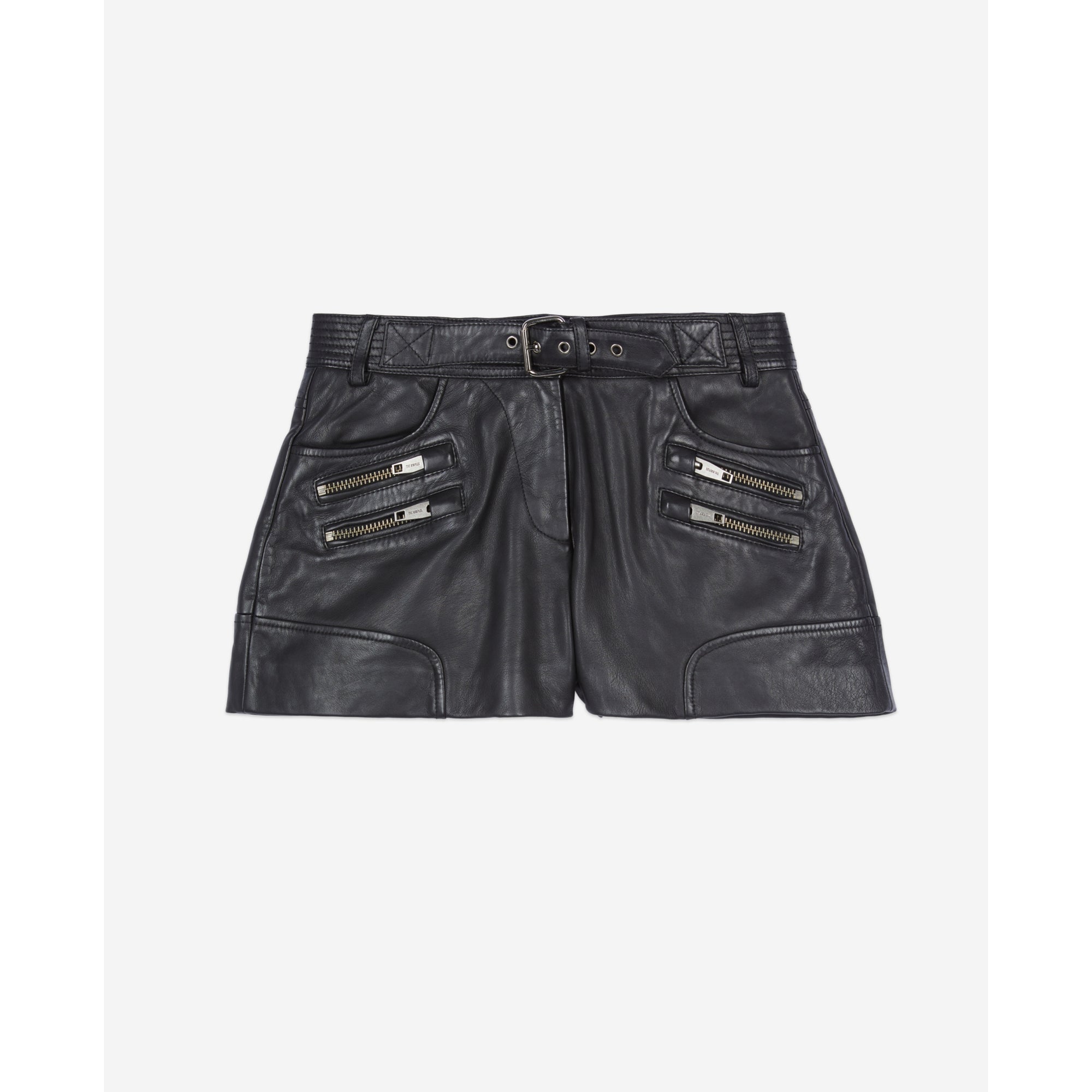 Leather Shorts | Women | Black