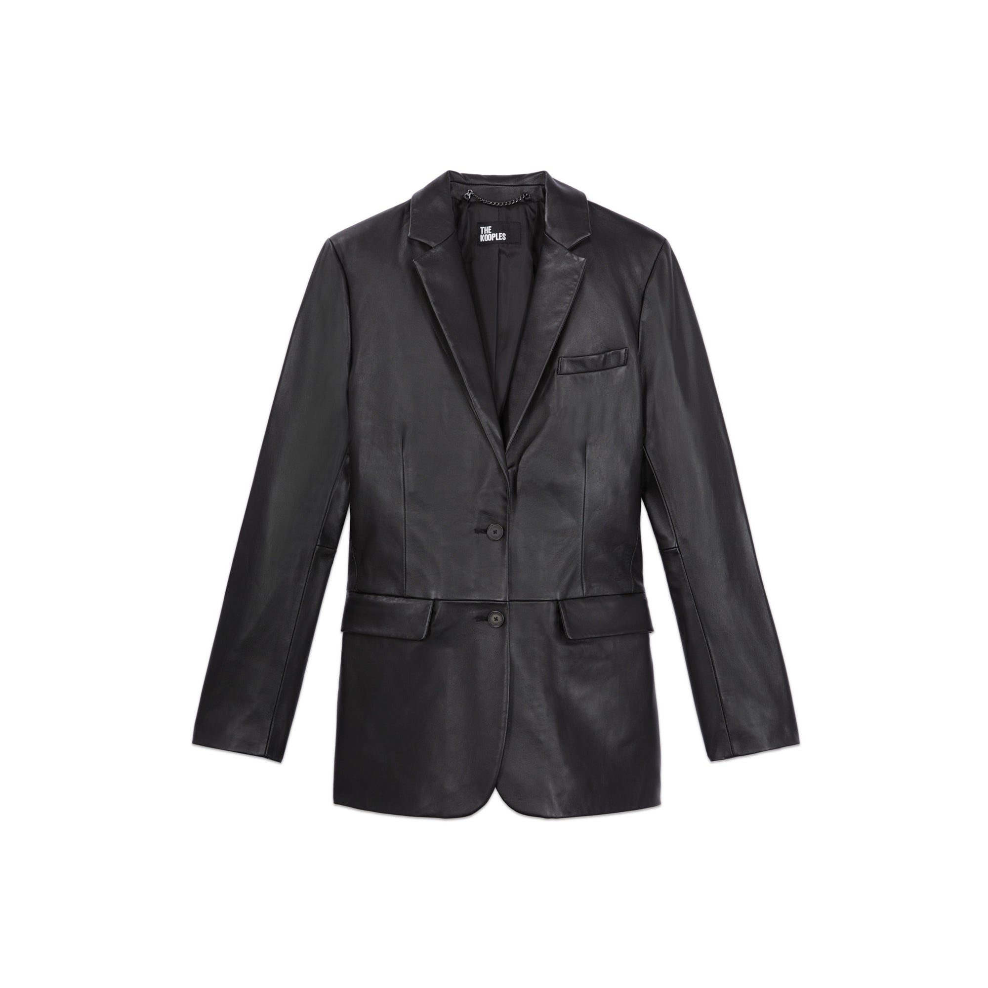 Leather Suit Jacket | Women | Black