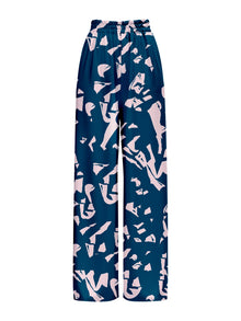 Leer Pants | Batik Blu