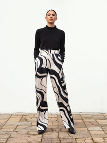 Leer Pants | Luze Noir