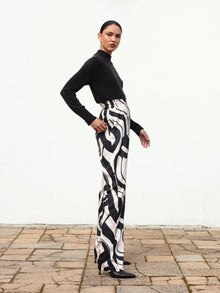 Leer Pants | Luze Noir