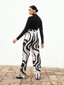 Leer Pants | Luze Noir