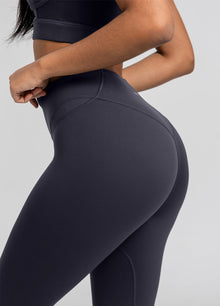 High-Waisted Stretch Performance Leggings | Charcoal
