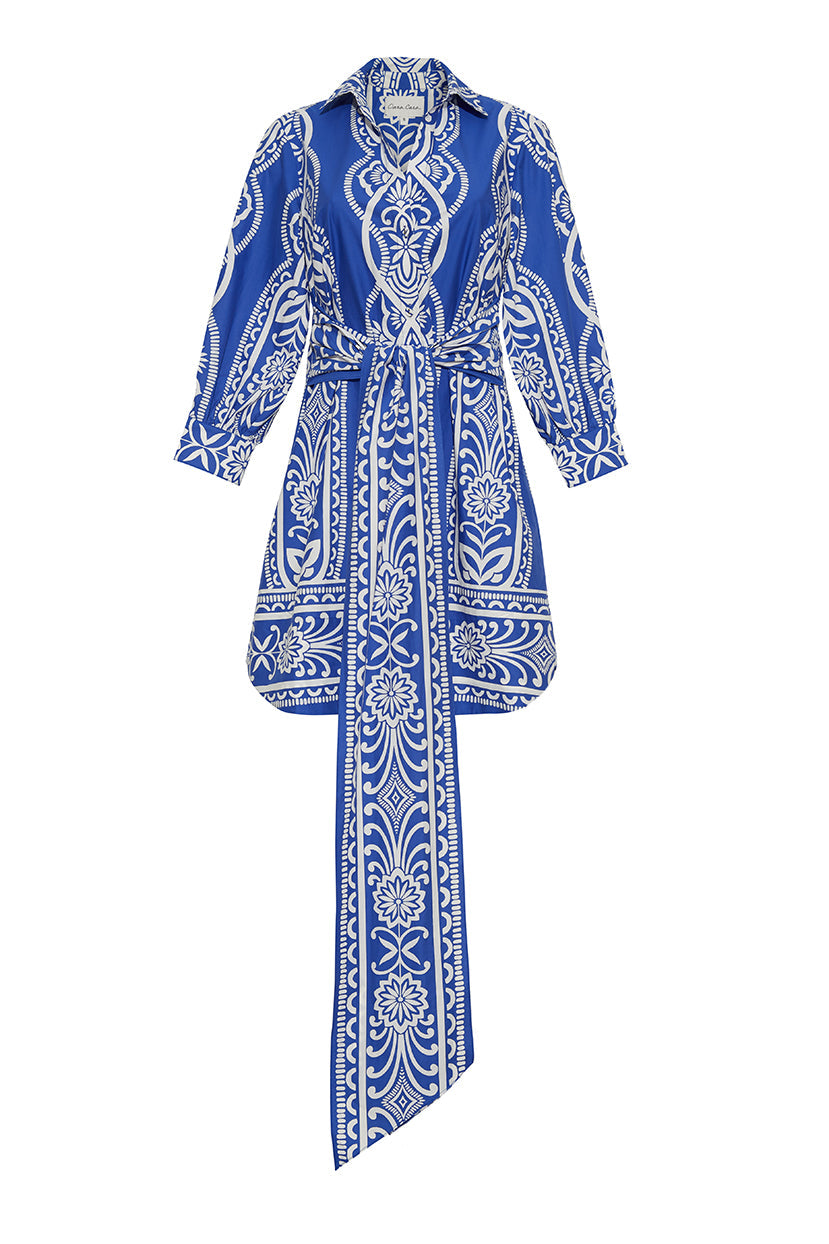 Leighton Dress | Rowan Cobalt