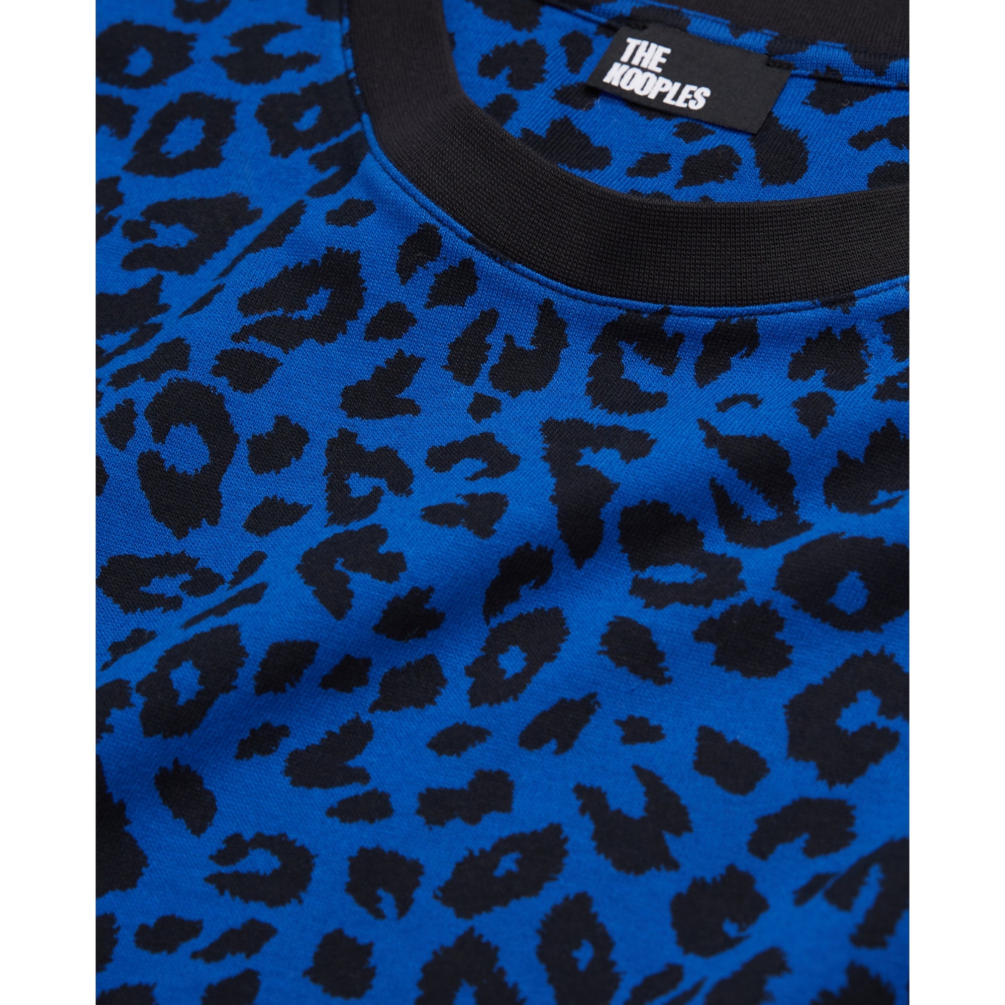 Leopard Print Shirt | Men | Blue Electric