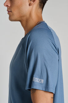 Lululemon | License To Train Short Sleeve | Steel Blue