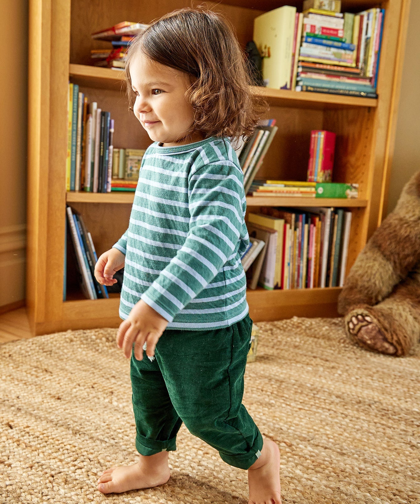 Boys | Edward Baby T-Shirt | Green/Blue