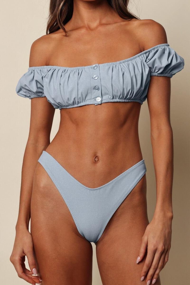 Bandita Bikini Top | Light Denim