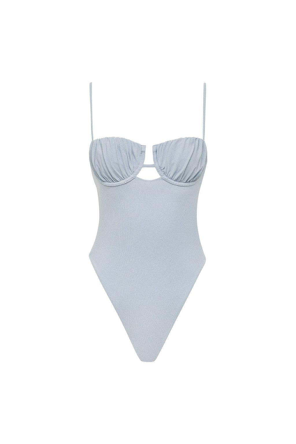 Petal One Piece | Light Denim