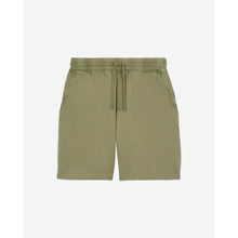 Light Green Cotton Shorts | Men | Khaki Grey