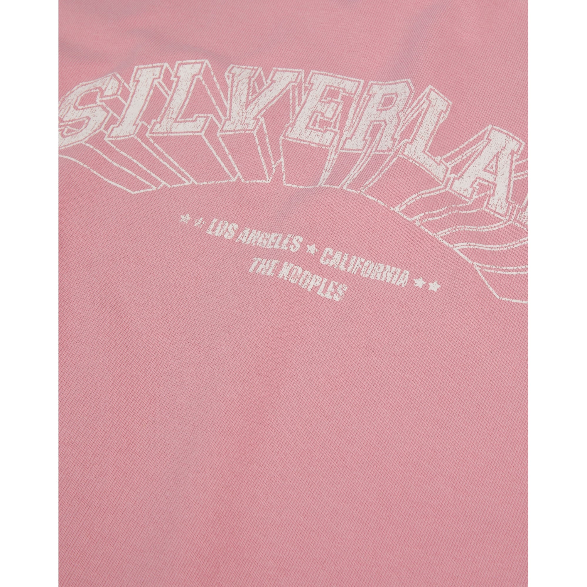 Light T-Shirt With Silverlake Serigraphy | Women | Sweet Pink