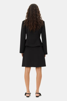 Light Twill Suiting Blazer | Black