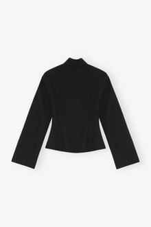 Light Twill Suiting Blazer | Black