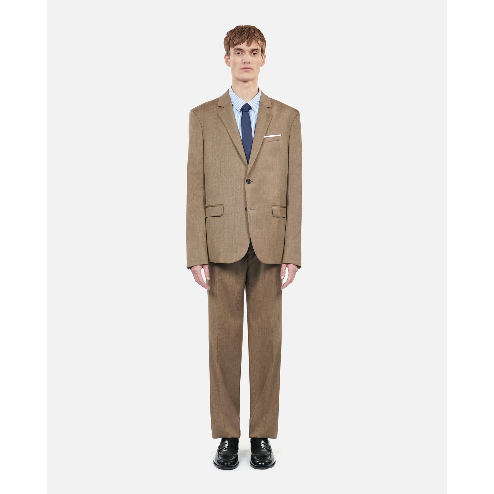 Light Wool Suit Jacket | Men | Brown