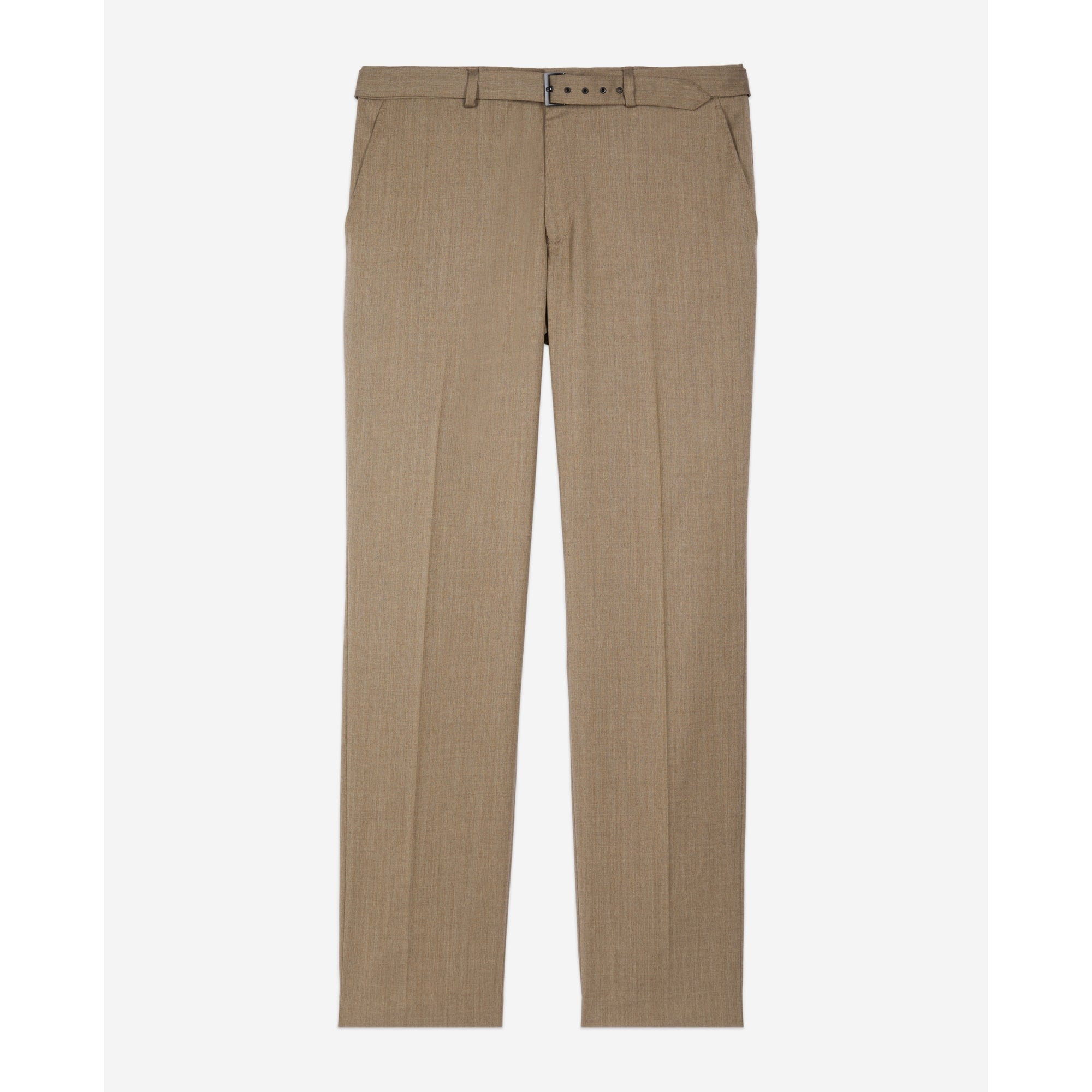 Light Wool Suit Trousers | Men | Brown