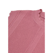 Lilac Openwork Knit Top | Women | Pink Wood