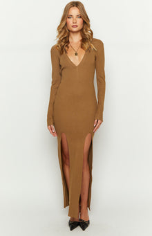 Lioness Opulence Maxi Dress | Camel