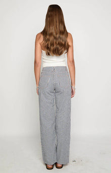 Lioness Top Model Jean | Navy Stripe