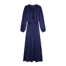 Long Dress With Lacing | Women | Night Blue