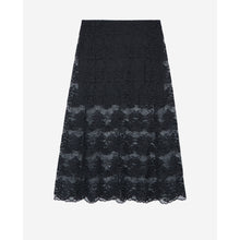 Long Lace Skirt | Women | Black