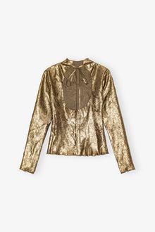Long sleeve Blouse | Gold