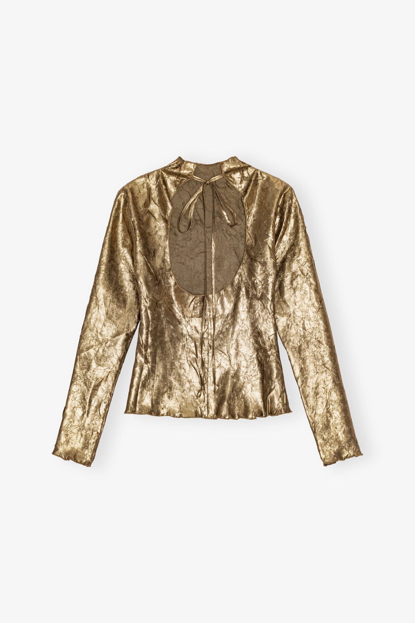 Long sleeve Blouse | Gold