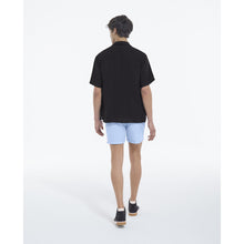 Loose-Fitting Buttoned Shirt | Men | Black