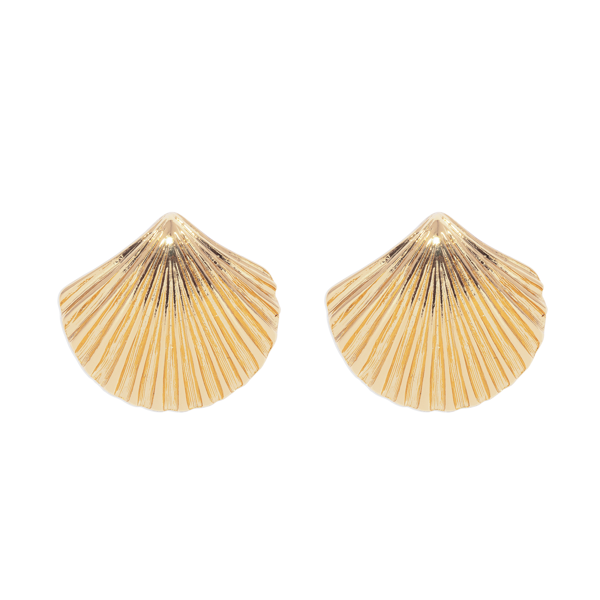 De la Mer Shell Stud Earrings - Loren Hope