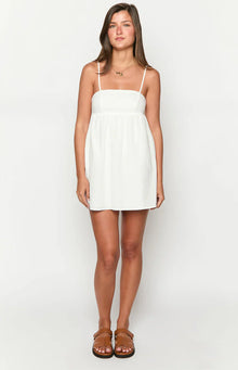 Lotus Love Affair Mini Dress | White
