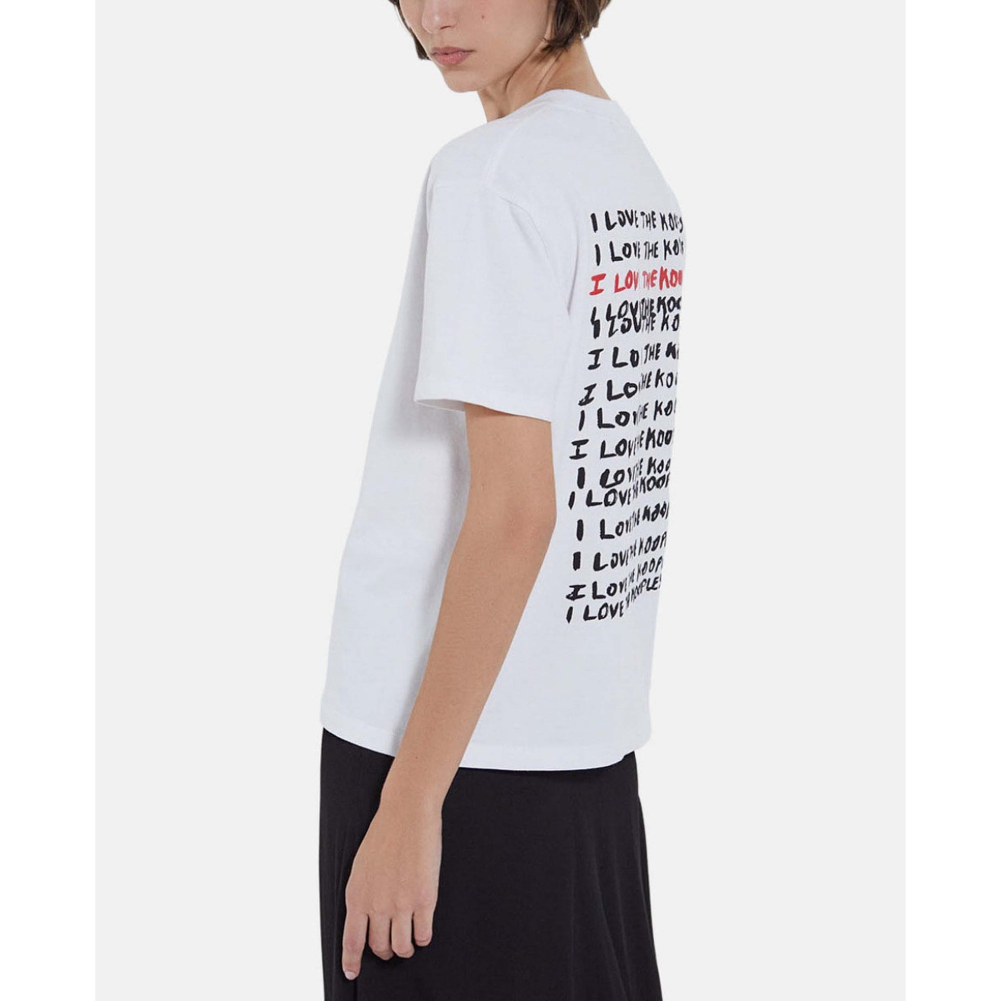 Love The Kooples Cotton T-Shirt | Women | White