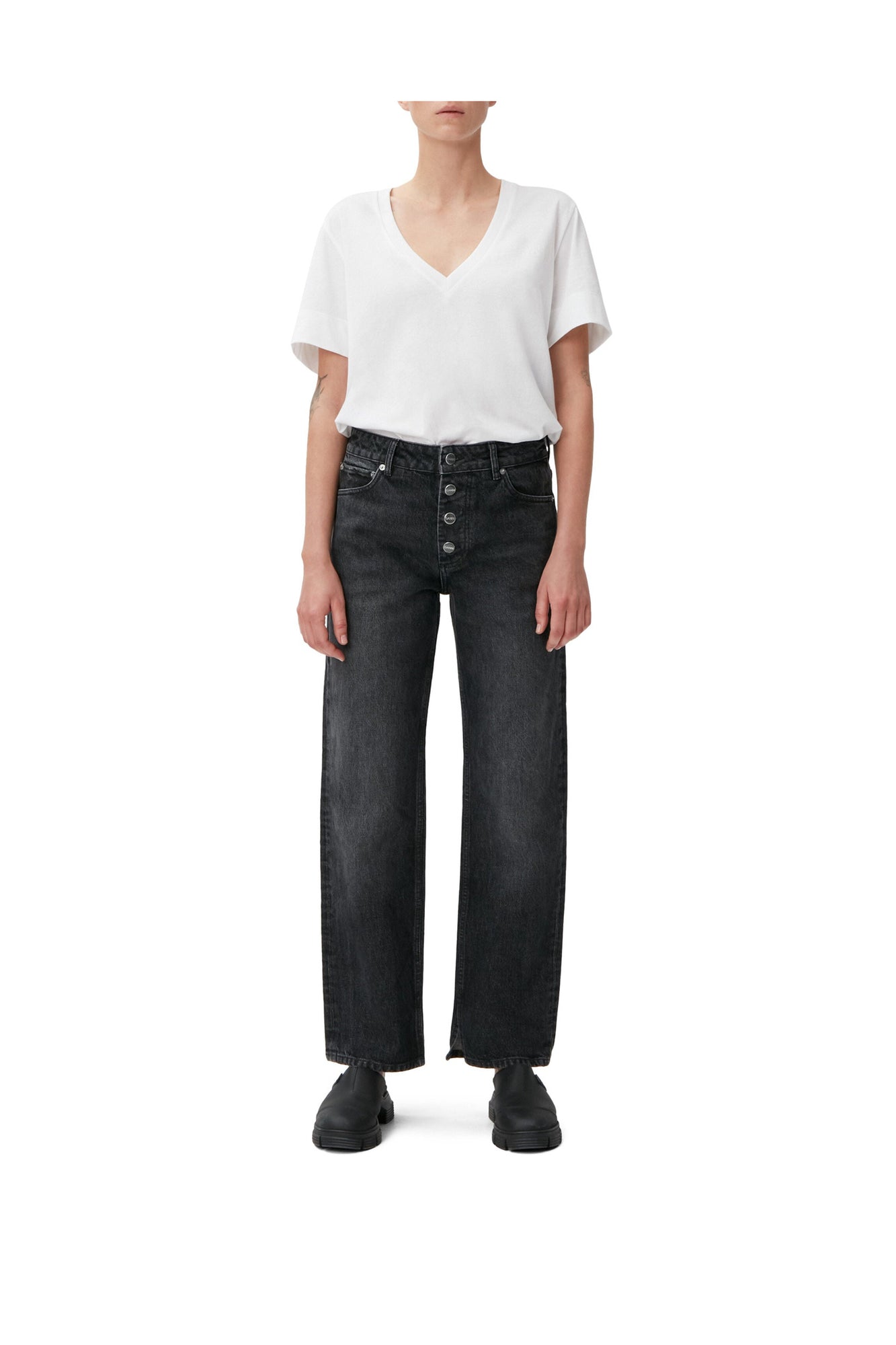 Lovy Jeans | Black/White Vintage
