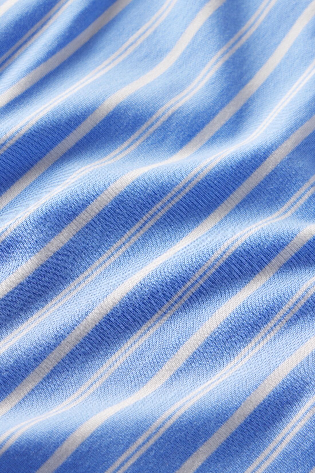 Image of fabric swatch in color Nordic Stripe Vista Blue/White