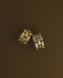 The Noir Link Ring | Gold/Silver