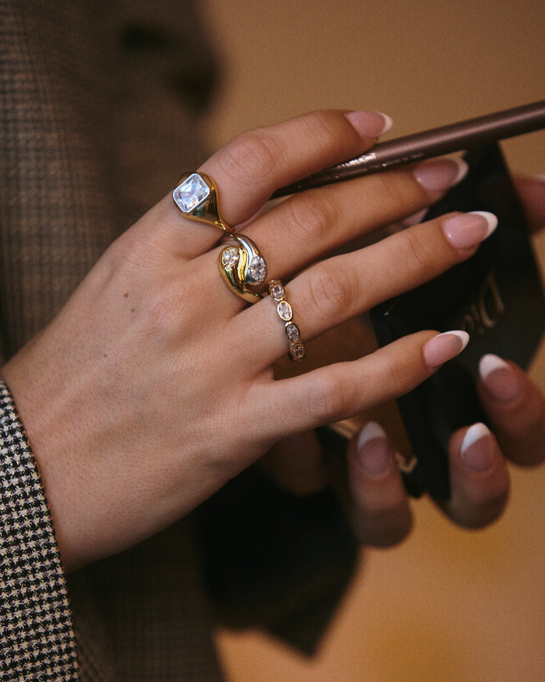 The Palais Statement Ring | Cubic Zirconia | Gold