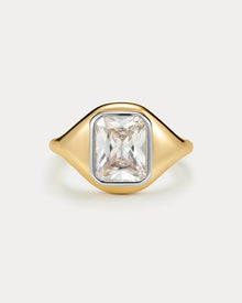 The Palais Statement Ring | Cubic Zirconia | Gold