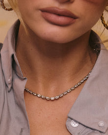 The Palais Tennis Necklace | Silver/Gold