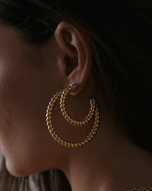 The Sierra Rope Hoops | Gold/Silver
