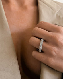 Pave Amalfi Ring - Silver | Plated Silver