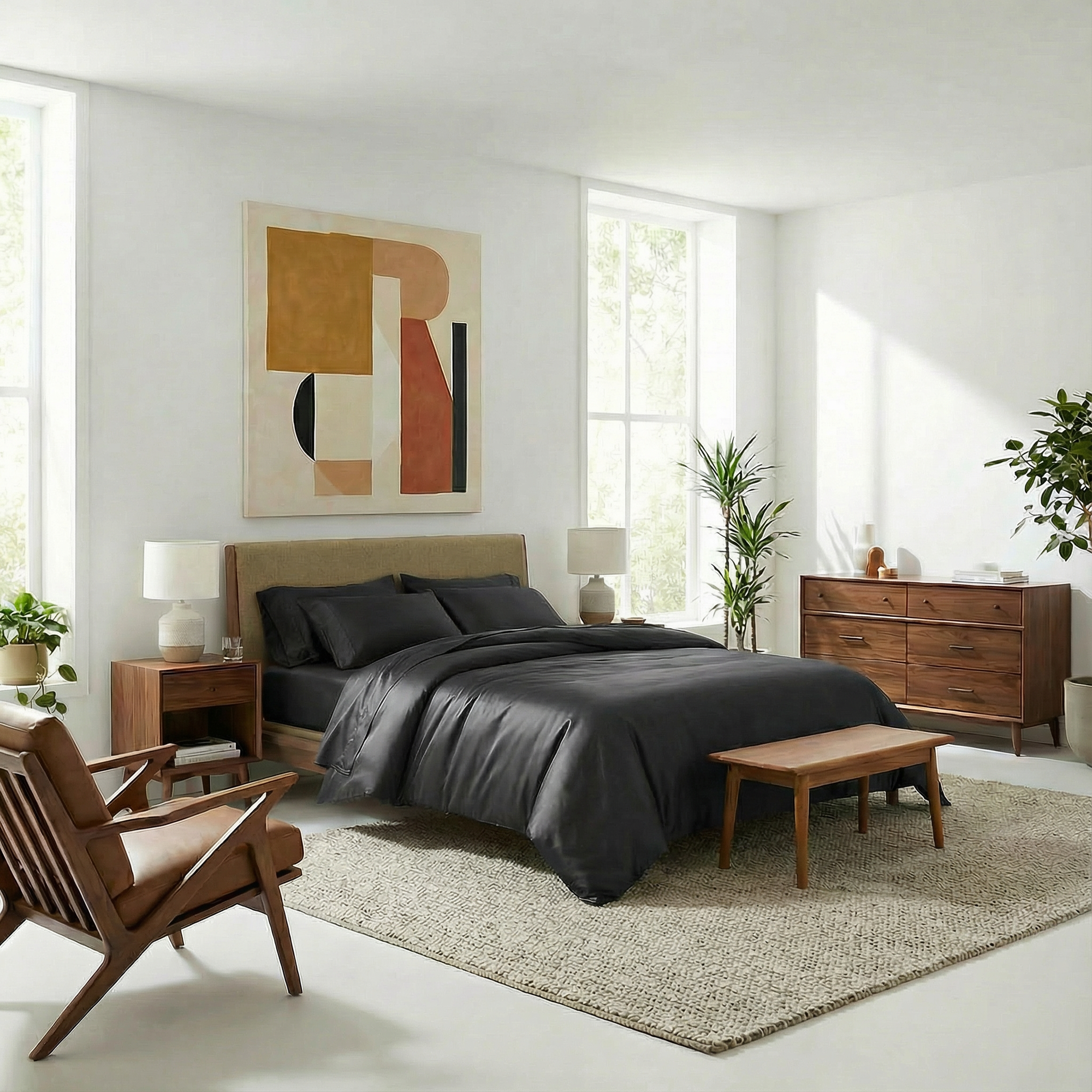 Stone | Signature Sateen Pillowcase Set Made With Organic Bamboo Hemp #Color_stone