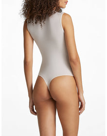 Luxury Rib Signature Bodysuit | Porcelain