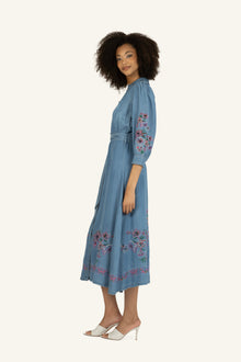 Lynn Dress | Light Blue Wash Denim