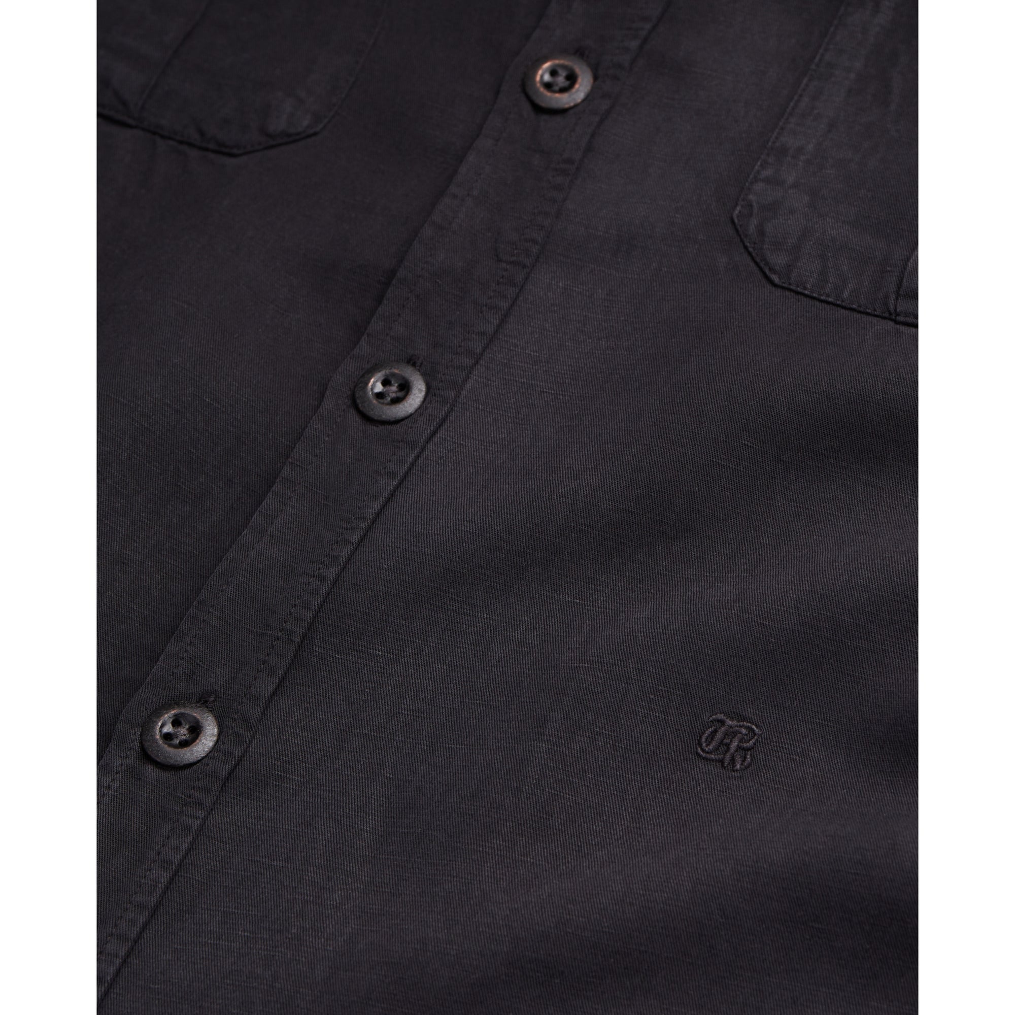 Lyocell And Linen Shirt | Men | Black